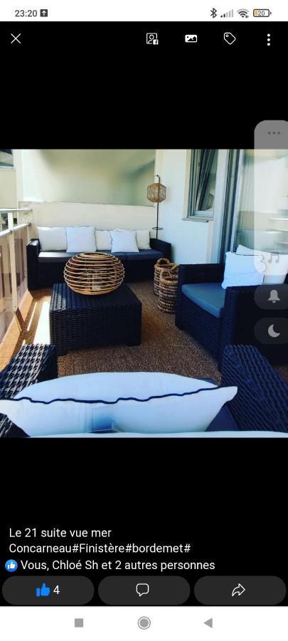 La Suite Appartement Pleine Vue Mer Concarneau Exterior photo